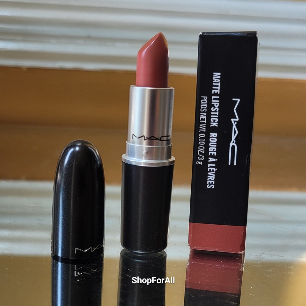 MAC MATTE LIPSTICK Velvet Teddy 617 - 0.10oz/3g - Full Size NEW
